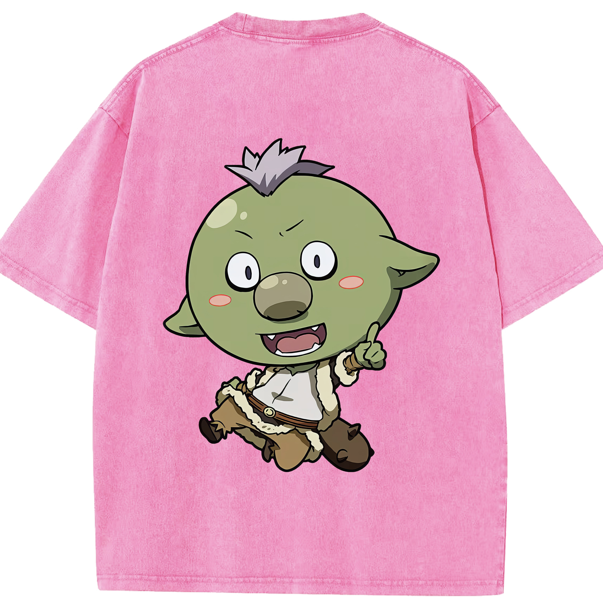 （画像用） 転スラ Regarding Reincarnated to Slime 綿100% ヴィンテージ風 半袖Tシャツ（背面プリント）